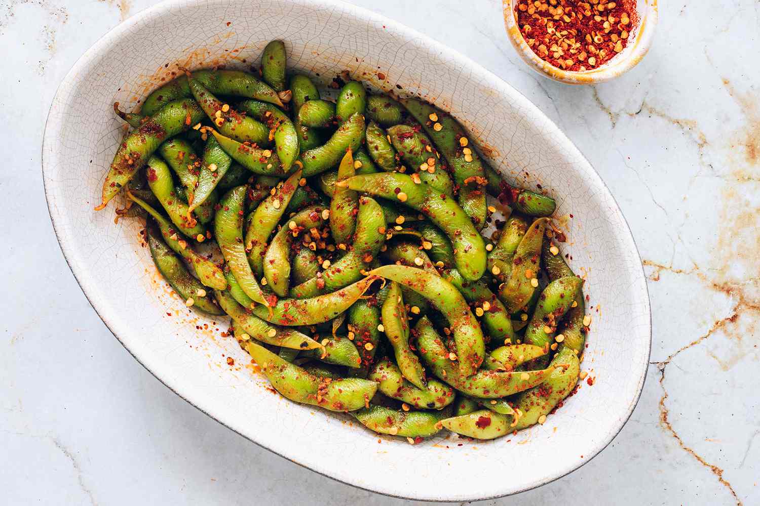 Spicy Edamame (Soy Beans)