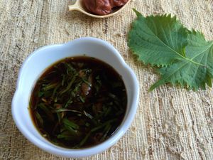 Ume Shiso Dare (Pickled Plum and Perilla Leaf Sauce)