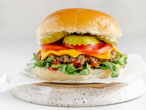 Air Fryer Burgers