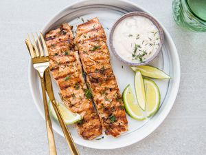 Mayonnaise Grilled Salmon Recipe