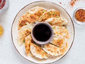 Japanese Shrimp Gyoza