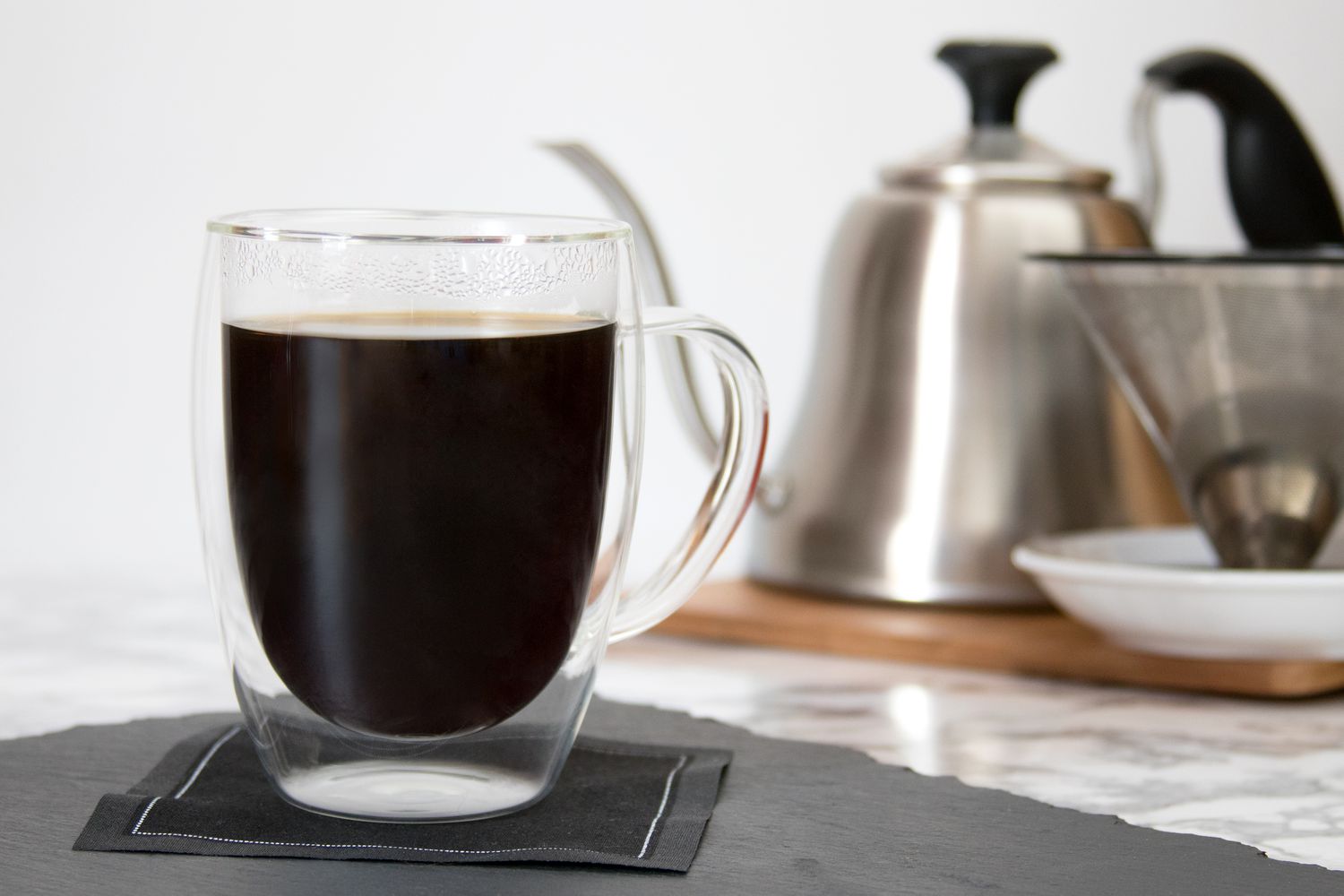 Freshly Brewed Pour-Over Coffee