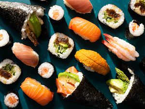 Varieties of sushi