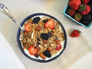 Granola in a bowl