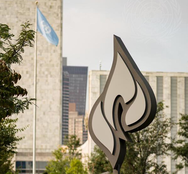 Kwibuka Flame of Hope statue