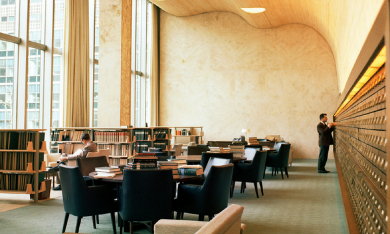 Second Floor Reading Room (UN Photo)