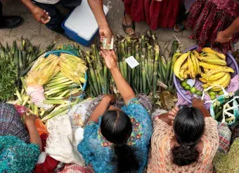 Scenes from the municipal market in Tucuru, Guatemala.