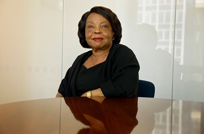 Portrait of Justice Effie Owuor of Kenya.