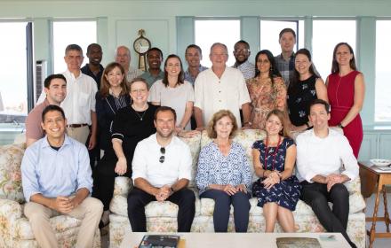 Portrait of White House Fellows sitting next to each other