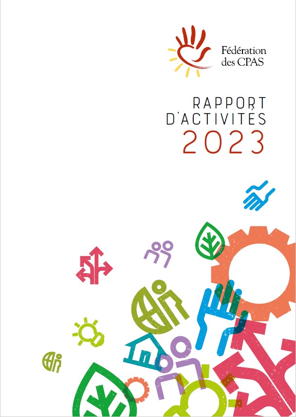 Cover: Rapport d'activités 2023 de la Fédération des CPAS