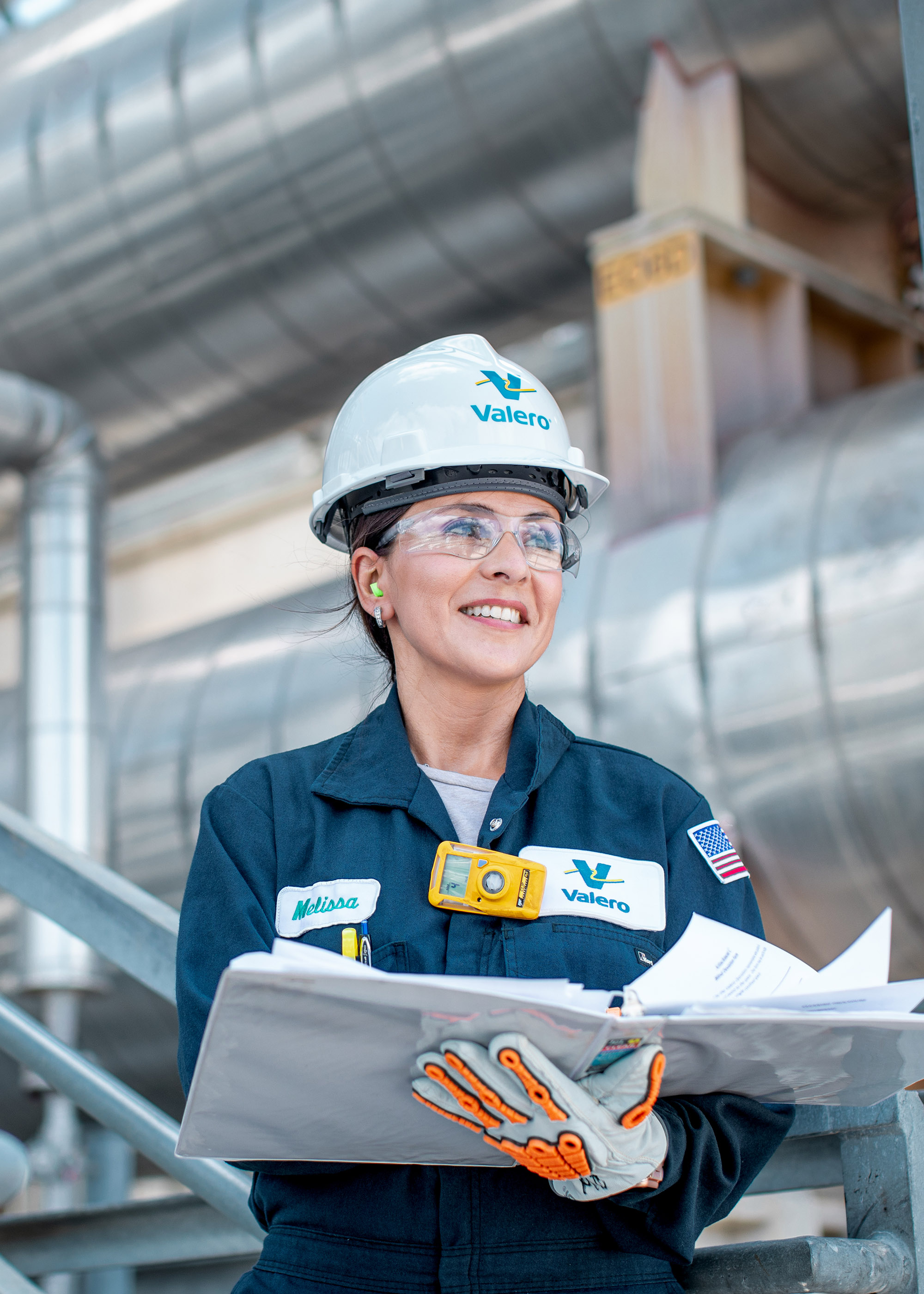 Valero employee at the Corpus Christi Refinery