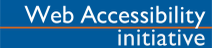 Web  Accessibility Initiative (WAI) logo