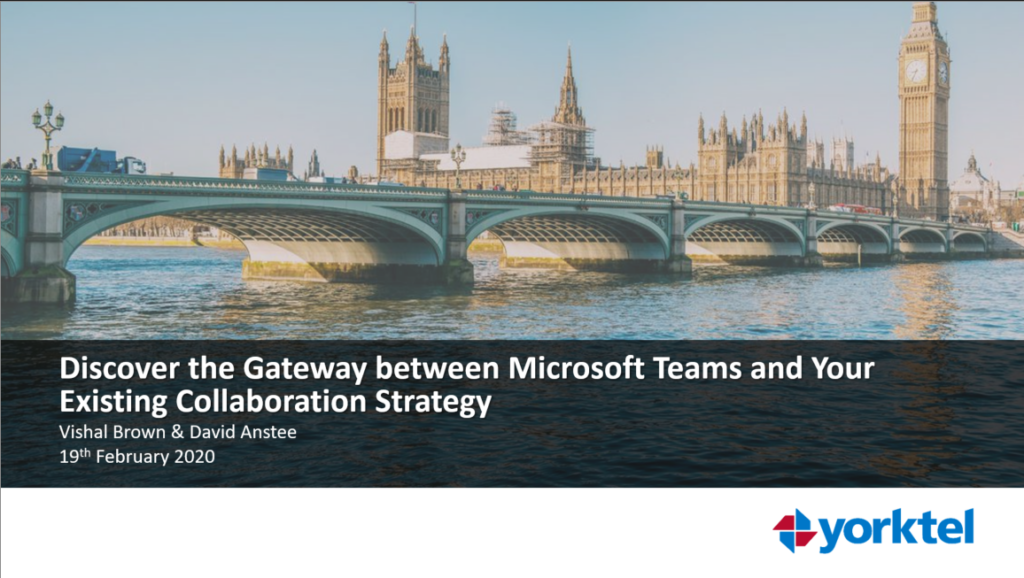 Gateway Webinar For Microsoft Teams