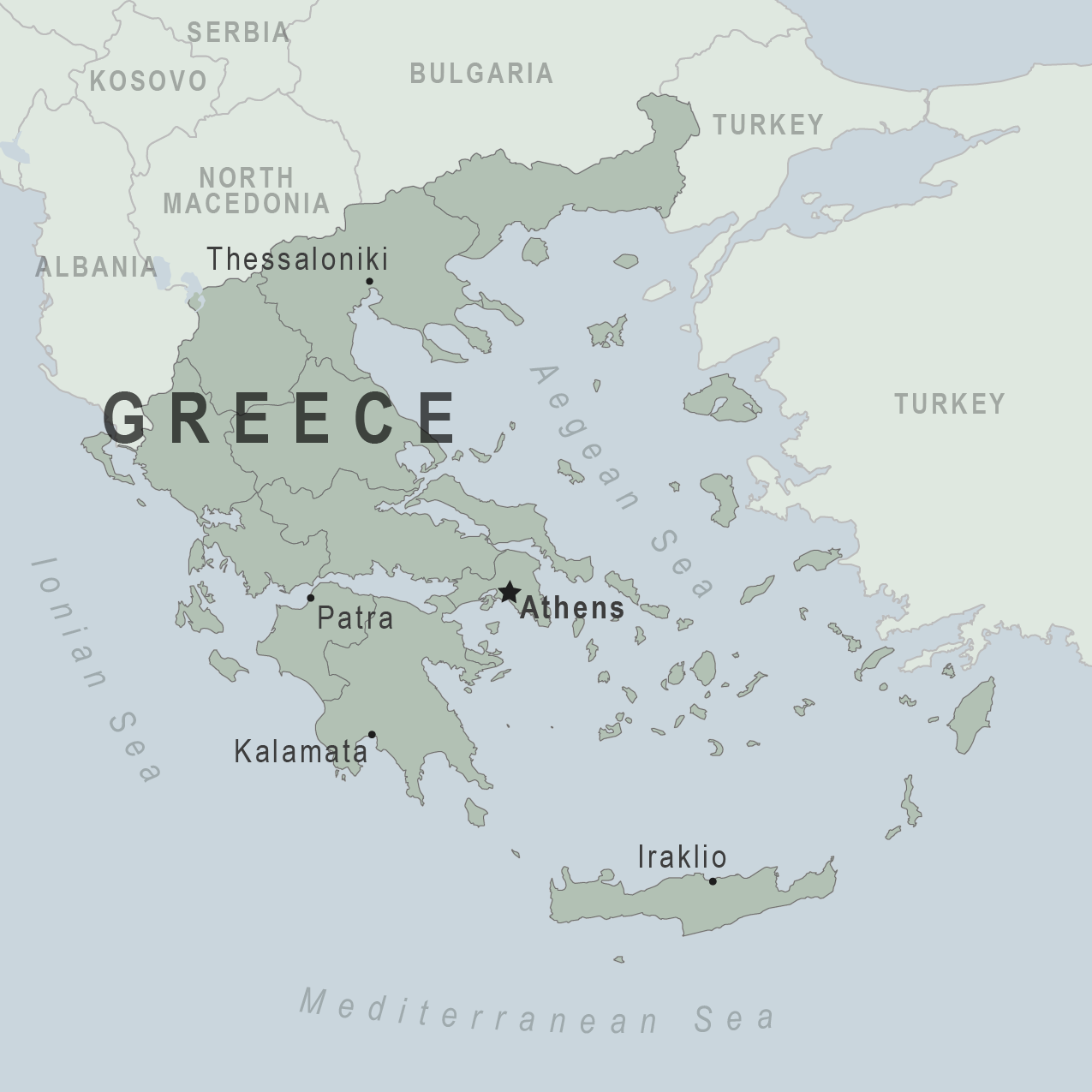 Map - Greece