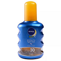 凑单品、京东PLUS会员：NIVEA 妮维雅 透明防晒喷露 SPF30 PA++ 150ml