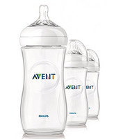 限中亚Prime会员：AVENT 新安怡 SCF696/37 Natural系列 PP奶瓶 320ml*3个*3件