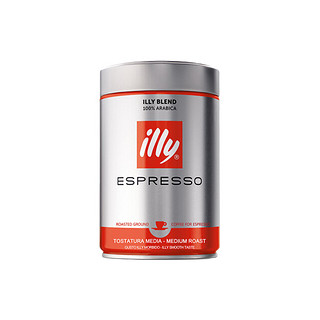 illy 意利 中度烘焙 经典浓缩咖啡粉250g