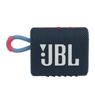 JBL 杰宝 GO3 便携式蓝牙音箱 蓝拼粉色