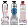 L'OCCITANE 欧舒丹 护手霜套装 (樱花30ml+乳木果30ml+玫瑰30ml)