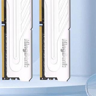 KINGBANK 金百达 银爵系列 DDR4 3600MHz 台式机内存 马甲条 白色 16GB 8GB×2 CL18