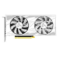 AX 电竞叛客 RTX 3060Ti X2 W LHR 显卡 8GB 白色