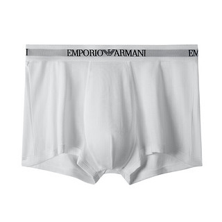 安普里奥·阿玛尼（Emporio Armani）mani EA 阿玛尼 四角平角裤男士内裤 3条装 送男友礼物 111610 CC 40510蓝白灰 S