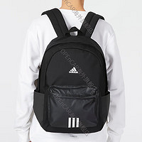 adidas 阿迪达斯 双肩包男女包百搭休闲包大容量书包HM9146 黑色 HG0348