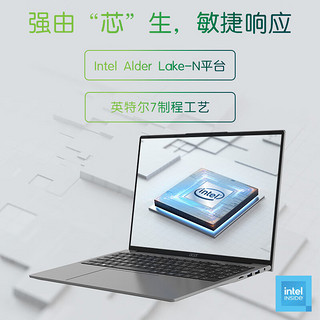 acer 宏碁 非凡Go Fun 16英寸 轻薄本 灰色（N100、核芯显卡、8GB、512GB SSD、1080P、IPS、60Hz）