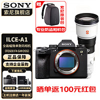 SONY 索尼 ILCE-1/A1 全画幅微单专业级微单相机 配FE600mm F4GM 标配+电池