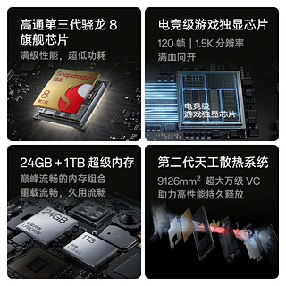 OnePlus 一加 Ace 3 Pro 5G手机 16GB+512GB 钛空镜银