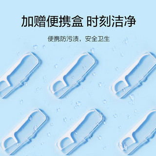 京东京造 细滑双线抗菌牙线棒 100支/袋*5袋 清洁齿缝牙签牙线棒 量贩装 【☆·囤货500支】双线抗菌