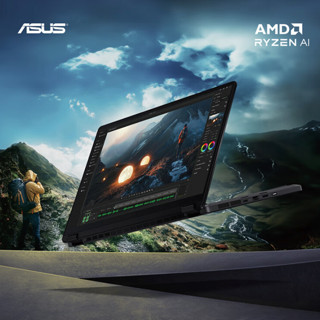 ASUS 华硕 ProArt 创13 2024款 13.3英寸 轻薄本 纳米黑（锐龙AI 9 HX 370、RTX 4060 8G、32GB、1TB SSD、2.8K、OLED、60Hz）