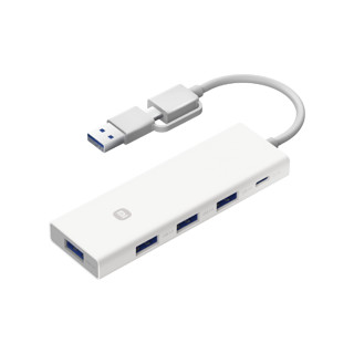 Xiaomi 小米 四合一双头分线器 转换器数据传输转接头 USB3.0高速传输 多接口秒传输 支持热插拔