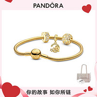 PANDORA 潘多拉 天使与流星手镯 18k金