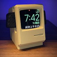 适用苹果Apple Watch手表SE8/9Series磁吸充电器支架iwatch ES7充电座桌面硅胶底座正品6/5/4/3/2第一代Ultra