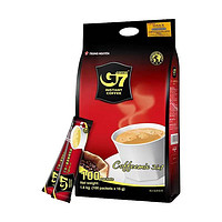 G7 COFFEE 越南进口g7原味三合一咖啡学生健身提神美式速溶咖啡粉100条袋装