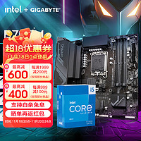 GIGABYTE 技嘉 i5 13490F英特尔盒装13600KF 搭 B760M/Z790M主板CPU套装板U B760M  魔鹰X DDR4 i5 12600KF/10核16线程