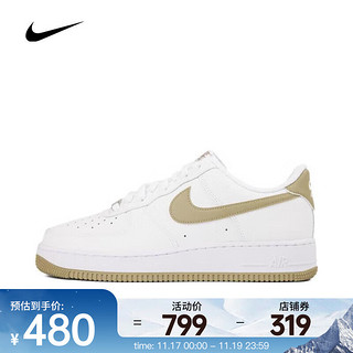 NIKE 耐克 Air Force 1 '07 男子空军一号运动鞋 FJ4146-110 41