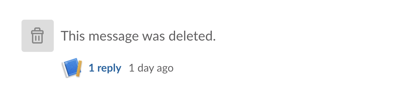 This message was deleted placeholder, showing orphaned replies