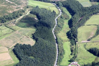 Flying over the North York Moors and Whitby