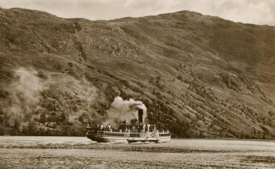 Steamer Leaving Ardlui 