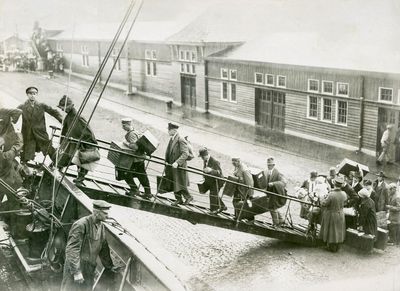 Boarding a Ship  