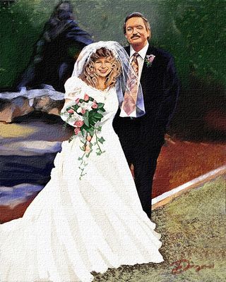 Kim & Don Clabaugh 1993 wedding   original not available