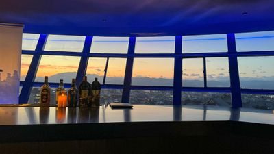 Sunset at the Sky Lounge