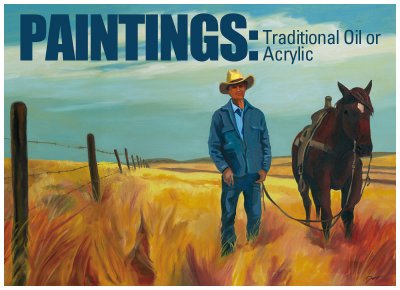 PAINTINGS  Representational Oils & Acrylics