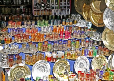 Typical shops in the medina