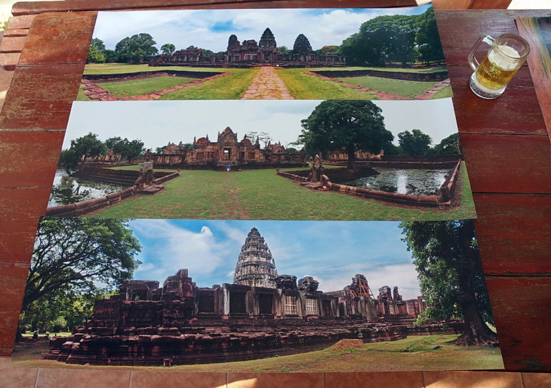 Three Panos printed 36x12 inches each one