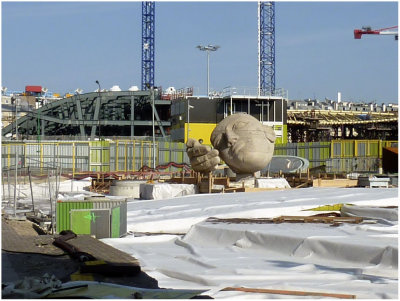 Chantier au Forum des Halles