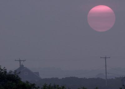 Sunset from my Front Porch