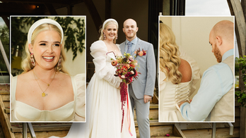 Bride wears $20K dream wedding dress that brother spent 120 hours making from scratch